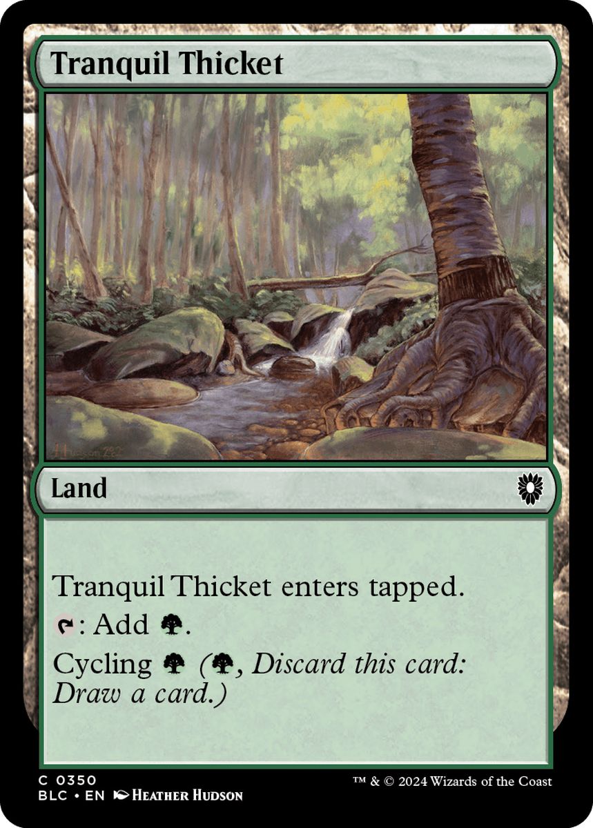 (英)平穏な茂み / Tranquil Thicket【BLC】 No.350