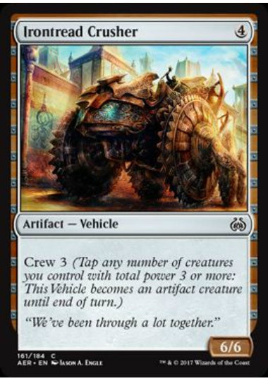 (英)【Foil】鉄装破壊車 / Irontread Crusher【AER】 No.161