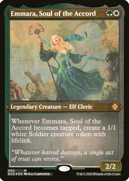 (英)【エッチングFoil】協約の魂、イマーラ / Emmara, Soul of the Accord【SCD】 No.002