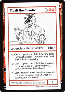 (英)Tibalt the Chaotic【MB1-TEST】 後期版 No.066