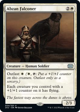 (英)【Foil】アブザンの鷹匠 / Abzan Falconer【2X2】 No.004