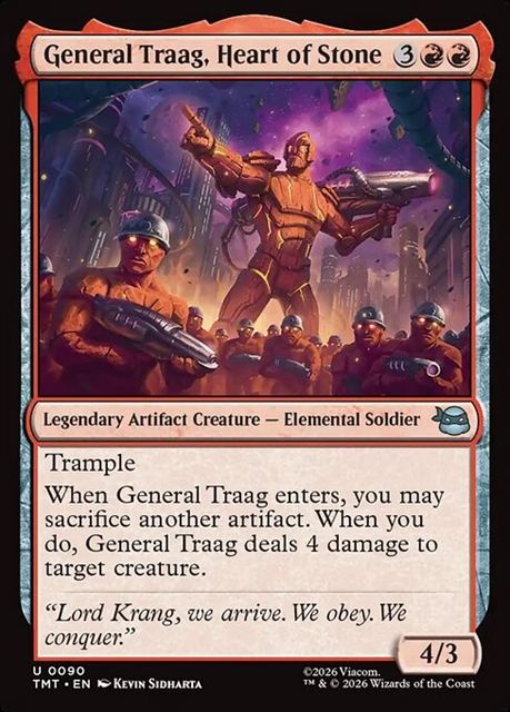 (英)堅忍不屈、トラーグ総司令 / General Traag, Heart of Stone【TMT】 No.090