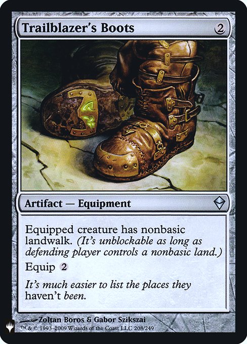 (英)【Foil】先駆者の長靴 / Trailblazer's Boots【MB1】 No.114