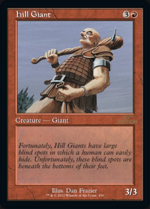 (英)丘巨人 / Hill Giant【30A】 旧枠加工カード No.450 ※トーナメントで使用することはできません。