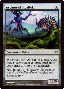 (英)コジレックの職工 / Artisan of Kozilek【ARC】 No.123