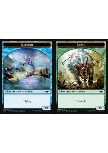 (英)イリュージョントークン / Illusion Token No.005 - サイトークン / Rhino Token【MH1-TOKEN】 No.013