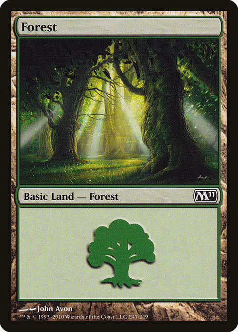 (英)【Foil】森 / Forest【M11】 No.247