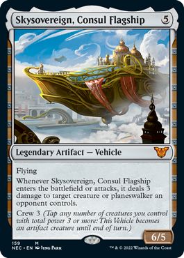 (英)領事の旗艦、スカイソブリン / Skysovereign, Consul Flagship【NEC】 No.159