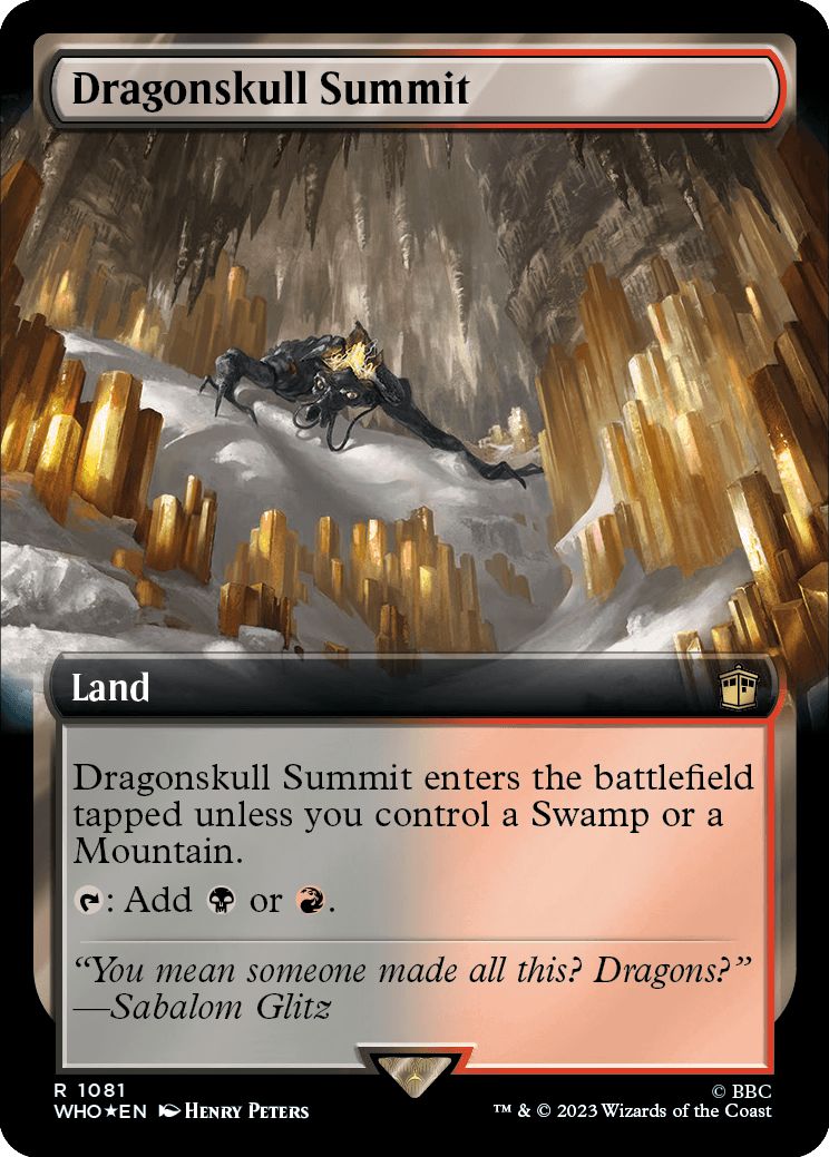 (英)【Surge-Foil】竜髑髏の山頂 / Dragonskull Summit ★拡張枠★ 【WHO】 No.1081