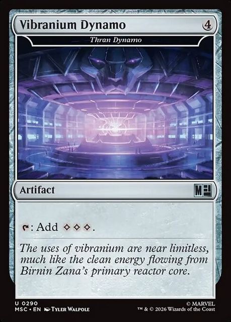 (英)ヴィブラニウムの発電機 / Vibranium Dynamo[スランの発電機 / Thran Dynamo]【MSC】 No.290