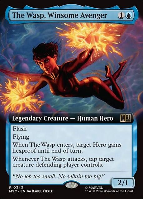(英)愛らしきアベンジャーズ、ワスプ / The Wasp, Winsome Avenger ★拡張枠★ 【MSC】 No.343