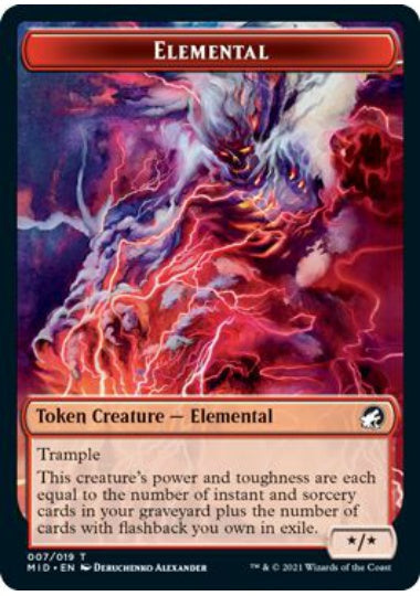 (英)エレメンタルトークン / Elemental Token【MID-TOKEN】 No.007