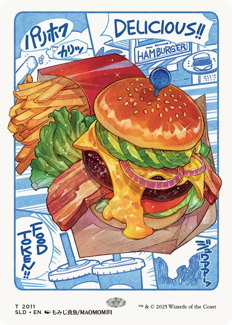 (英)【Foil】食物トークン / Food Token【SLD】Oishii! Tokens オイシイ！ トークン No.2011