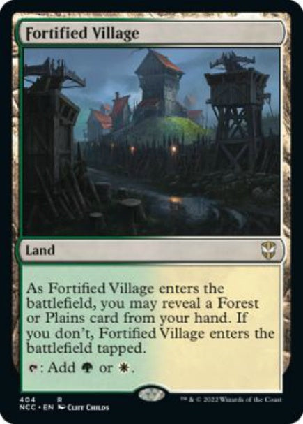 (英)要塞化した村 / Fortified Village【NCC】 No.404