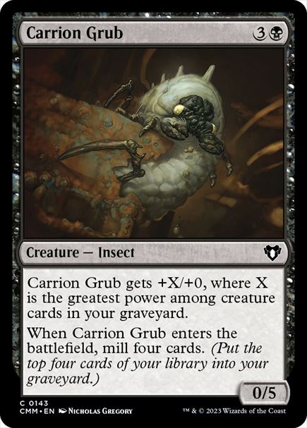(英)【Foil】屍肉地虫 / Carrion Grub【CMM】 No.0143