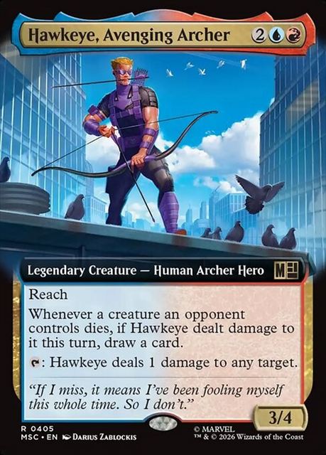 (英)アベンジャーズの射手、ホークアイ / Hawkeye, Avenging Archer ★拡張枠★ 【MSC】 No.405