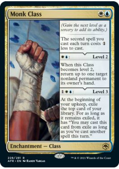 (英)【Foil】モンク・クラス / Monk Class【AFR】 No.228