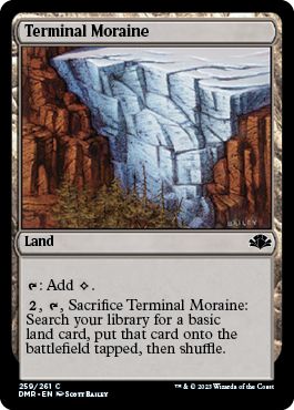 (英)堆石堤 / Terminal Moraine【DMR】 No.259