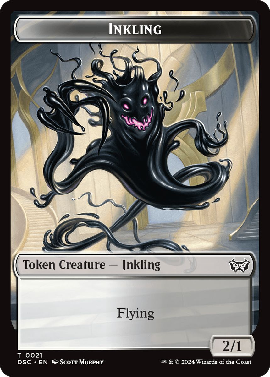 (英)墨獣トークン / Inkling Token No.021 - カカシトークン / Scarecrow Token【DSC-TOKEN】 No.023