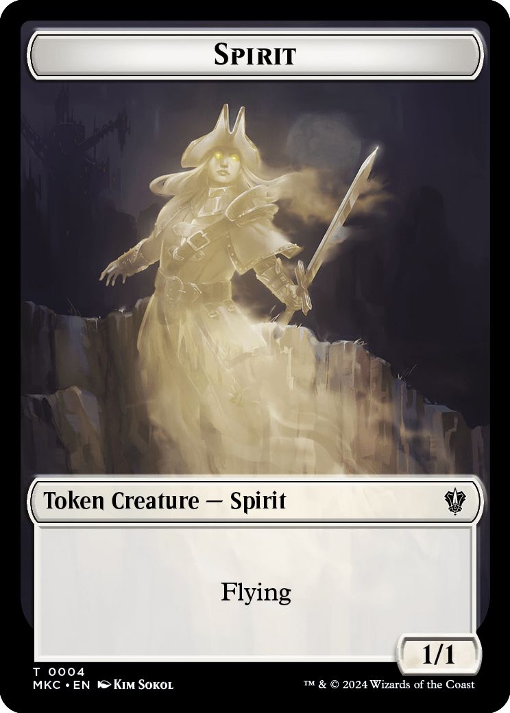 (英)スピリットトークン / Spirit Token No.004 - ファイレクシアン・細菌トークン / Phyrexian Germ Token【MKC-TOKEN】 No.010