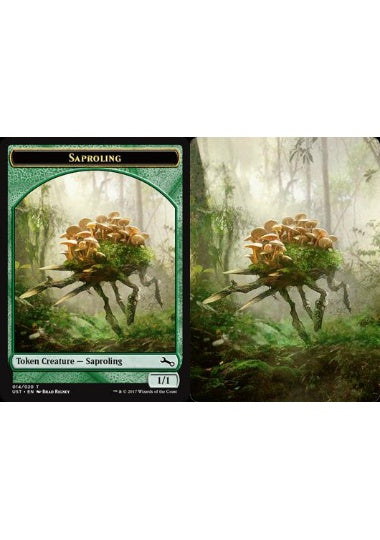 (英)【Foil】苗木トークン / Saproling Token【UST-TOKEN】 No.014