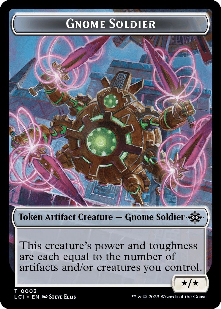 (英)ノーム・兵士トークン / Gnome Soldier Token【LCI-TOKEN】 No.003