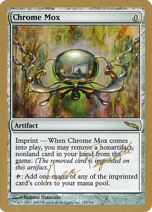 (英)金属モックス / Chrome Mox【WC04】 World Championship Decks 2004 Aeo Paquette 金枠 No.049