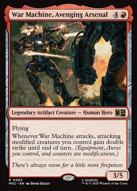 (英)重武装のアベンジャーズ、ウォーマシン / War Machine, Avenging Arsenal【MSC】 No.063