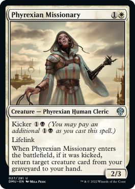 (英)ファイレクシアの宣教師 / Phyrexian Missionary【DMU】 No.027