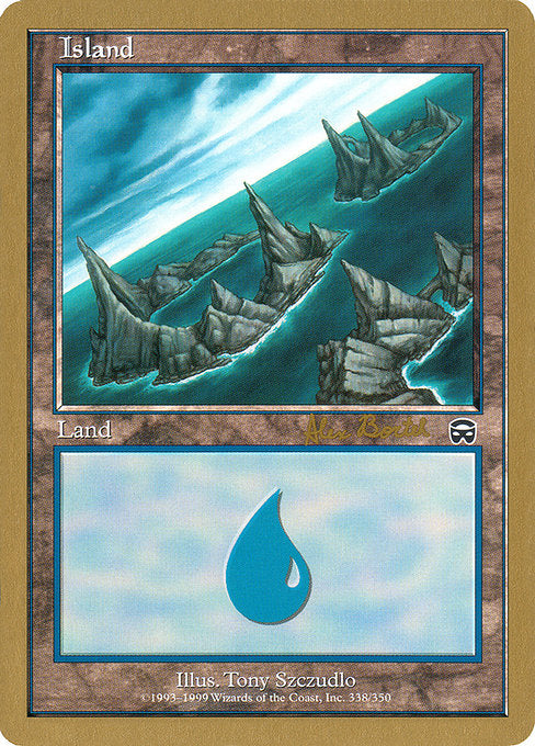(英)島 / Island【WC01】 World Championship Decks 2001 Alex Borteh 金枠 No.100