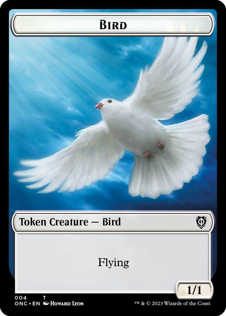 (英)鳥トークン / Bird Token No.004 - 猫トークン / Cat Token【ONC-TOKEN】 No.001