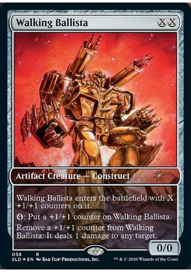 (英)【Foil】歩行バリスタ / Walking Ballista【SLD】Can You Feel With A Heart of Steel? No.058