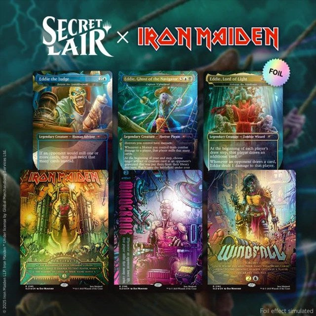 (英)Secret Lair x Iron Maiden: Eddie Unchained Foil Edition 【BOX】 ※発送方法は「ゆうパック」を選択してください。