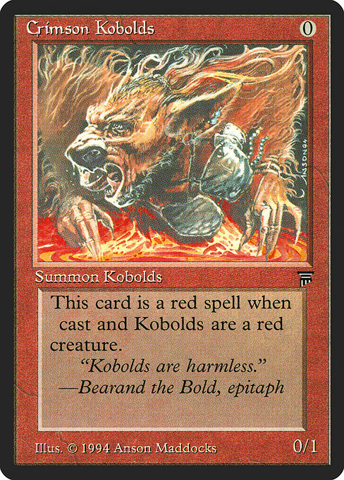 (英)Crimson Kobolds【LEG】 No.139