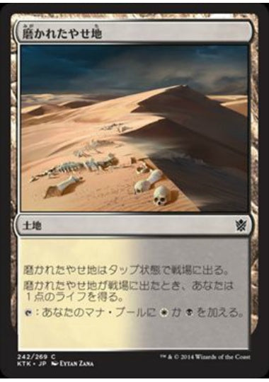(日)磨かれたやせ地 / Scoured Barrens【KTK】 No.242