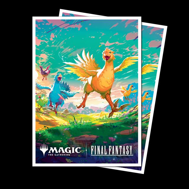 【サプライ】 ファイナルファンタジー エイペックス デッキプロテクター「旅するチョコボ」/ APEX Deck Protector sleeves featuring Traveling Chocobo (105枚入り)  ※5個以上購入の場合、発送方法は「ゆうパック」を選択してください。