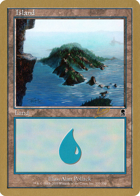(英)島 / Island【WC02】 World Championship Decks 2002 Raphael Levy 金枠 No.107