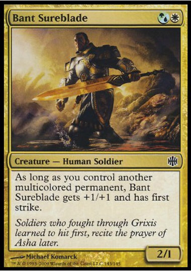 (英)【Foil】バントの信刃 / Bant Sureblade【ARB】 No.143