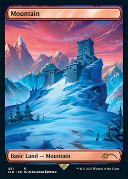 (英)【Foil】山 / Mountain【SLD】Secret Lair x FORTNITE: Landmarks and Locations No.451