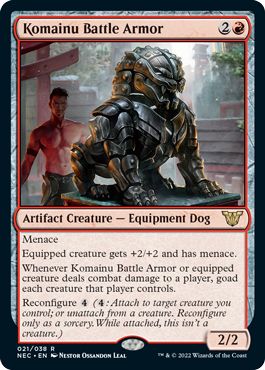 (英)狛犬の戦鎧 / Komainu Battle Armor【NEC】 No.021