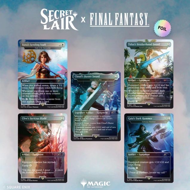 (英)Secret Lair x FINAL FANTASY: Weapons EN Foil Edition 【BOX】 ※発送方法は「ゆうパック」を選択してください。