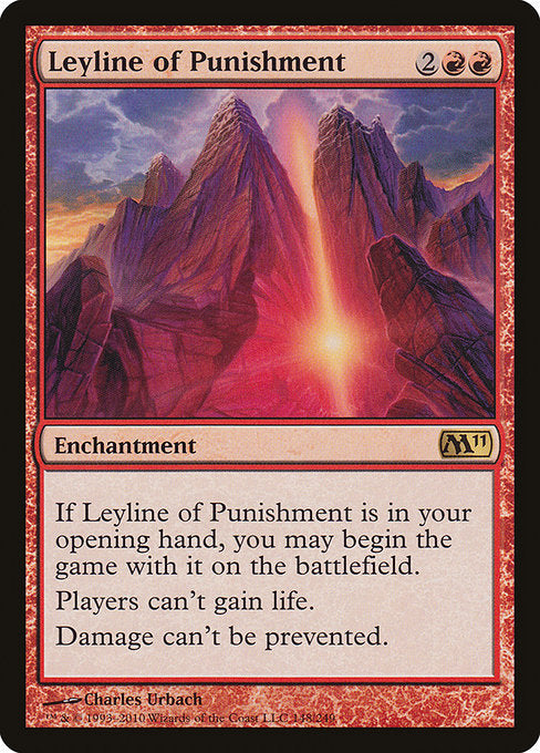 (英)【Foil】処罰の力線 / Leyline of Punishment【M11】 No.148