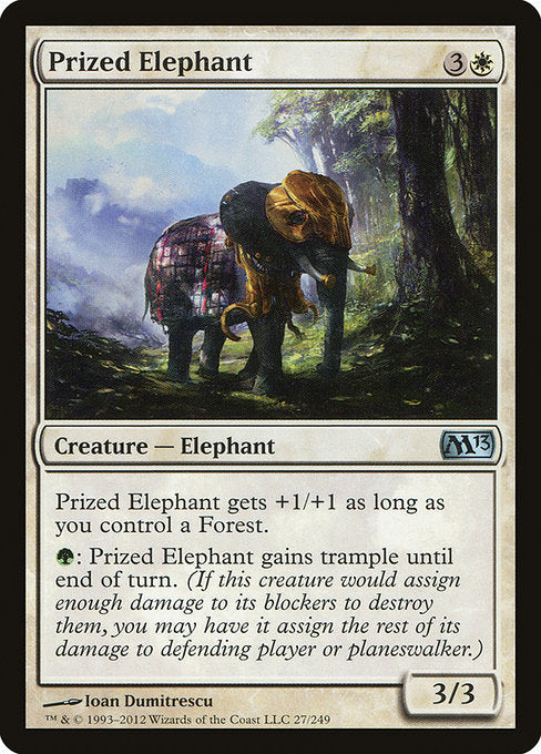 (英)【Foil】尊き象 / Prized Elephant【M13】 No.027