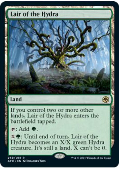 (英)【Foil】ハイドラの巣 / Lair of the Hydra【AFR】 No.259