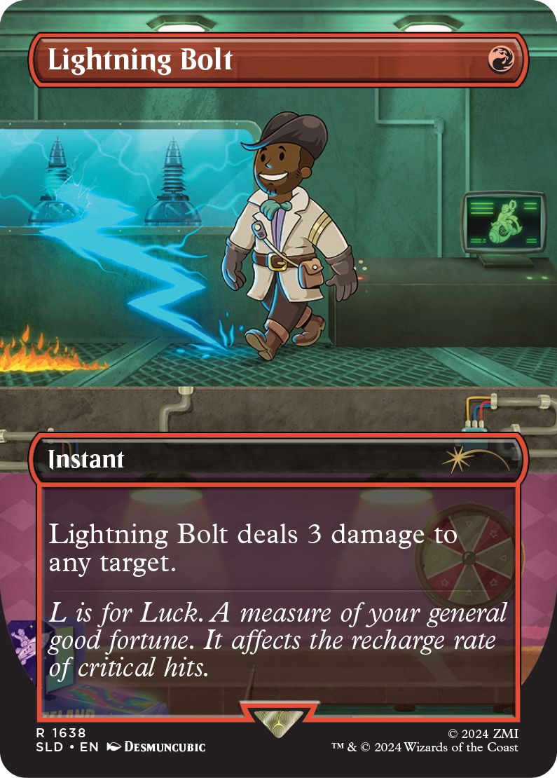 (英)稲妻 / Lightning Bolt【SLD】 Secret Lair x Fallout: S.P.E.C.I.A.L. No.1638