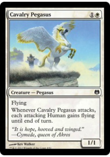 (英)乗騎ペガサス / Cavalry Pegasus【HVSM】 No.004