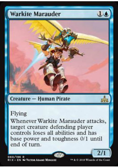(英)【Foil】戦凧の匪賊 / Warkite Marauder【RIX】 No.060