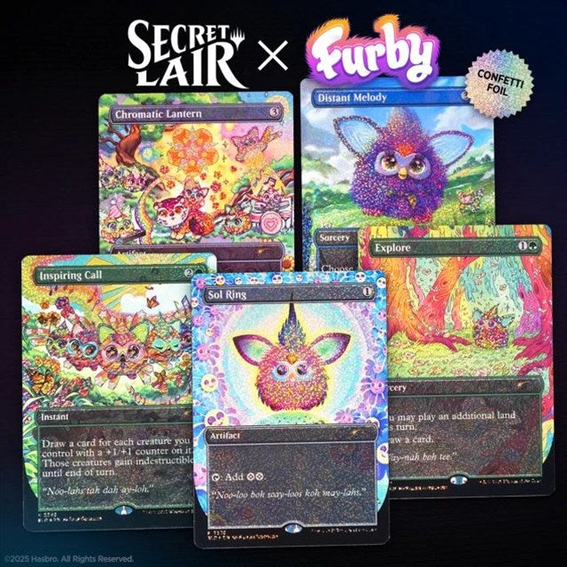 (英)Secret Lair x Furby: Doo-ay Noo-lah Confetti Foil Edition 【BOX】 ※発送方法は「ゆうパック」を選択してください。