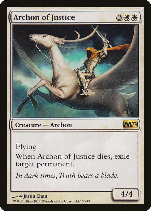 (英)正義の執政官 / Archon of Justice【M12】 No.006