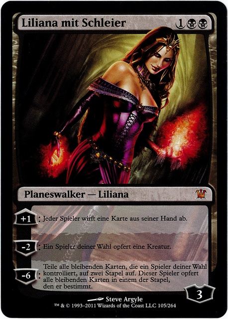 (ドイツ語)Liliana mit Schleier / Liliana of the Veil【ISD】 No.105
